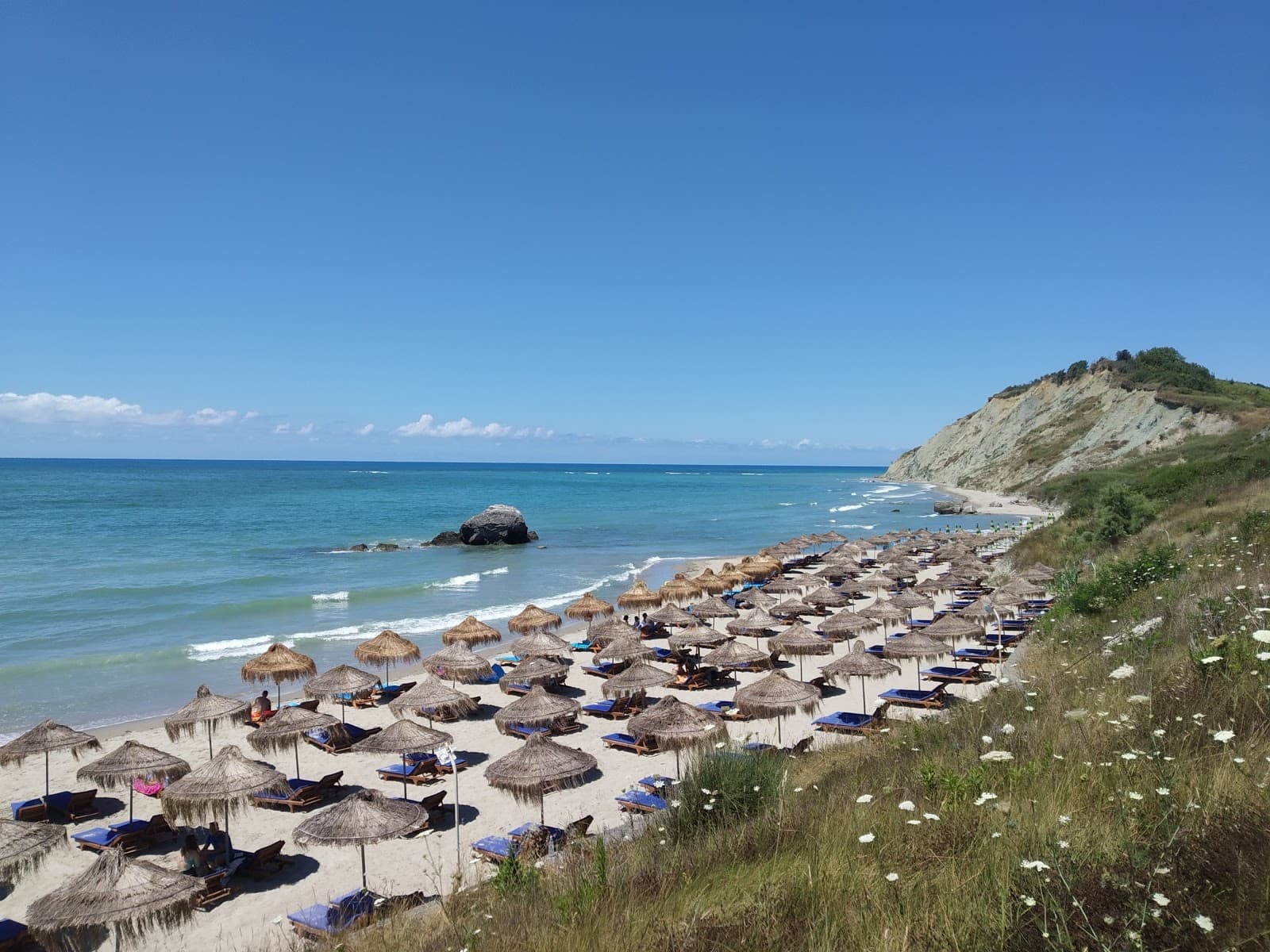 Beach at Durrës on the Adriatic