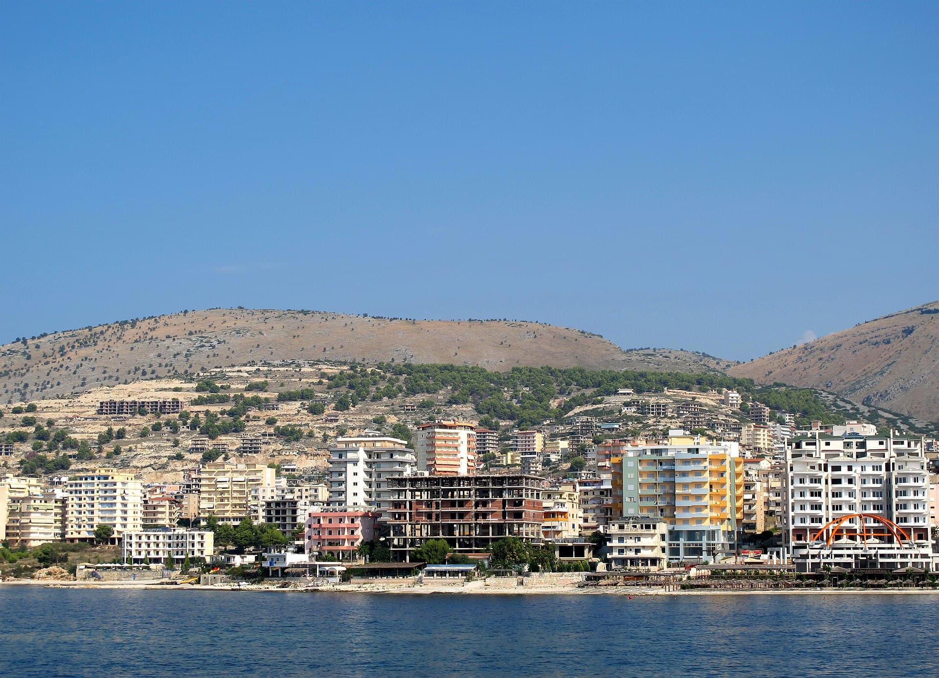 Sarandë on the Albanian Riviera